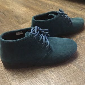 Blue Corduroy Shoes